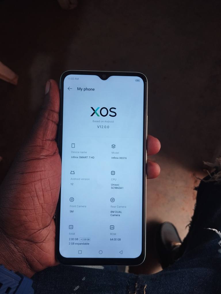 A picture of Infinix smart 7HD