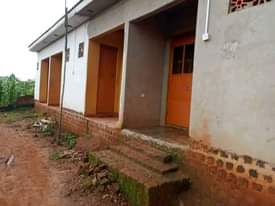 A picture of 4 single rooms with stores for sale at nansana kawoko