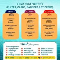 A picture of Tunatengeza Logo Mabango Posters Flyer n k