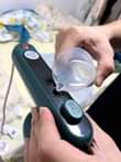 A picture of Dry iron with spray
