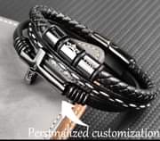 A picture of Customized leather bracelets
