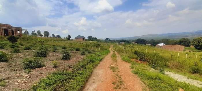 A picture of 50 100ft titled plots at our kakiri kikugi Hillview estate
