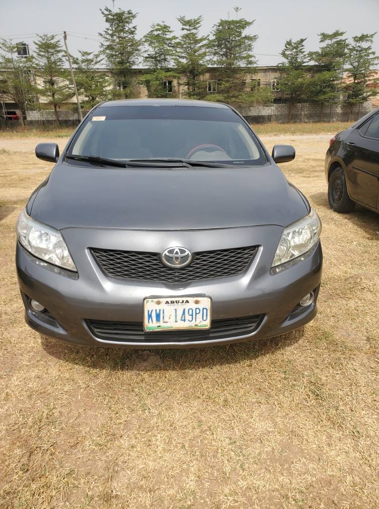 A picture of Toyota corolla 2009 in good condition nothing to fix just