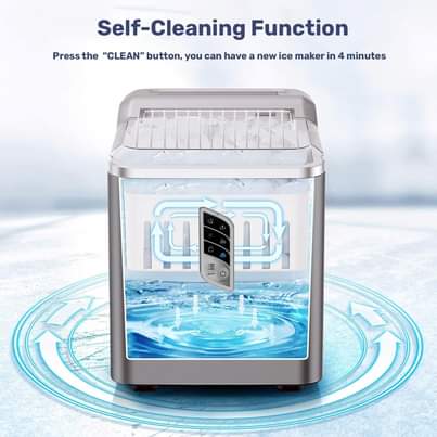 A picture of Automatic Ice Maker 9 Cubes Ready in 6 Mins 12Kg