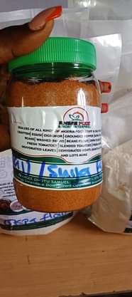 A picture of We have grounded pepper and suya or yaji pepper available