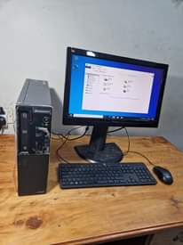 A picture of Lenovo desktop Computer
