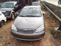 A picture of First body unpainted Toyota Corolla 2004