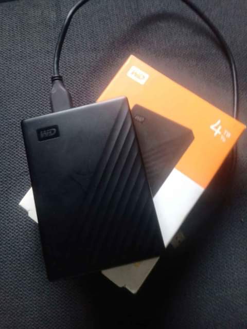 A picture of 4tb WD External hard drive in very mint condition 3
