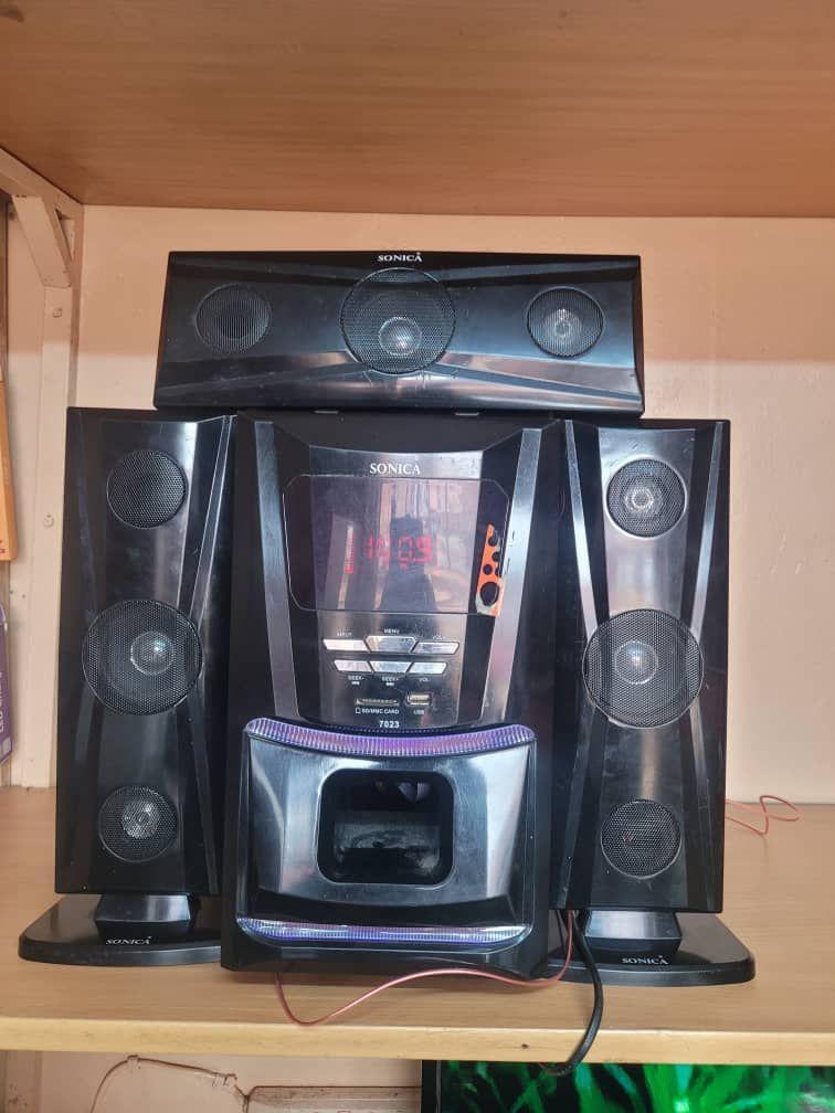 A picture of Sonica woofers on sale