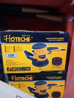A picture of original hotech 450watts electric air blower machine with accessories included