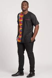 A picture of African men caftan suits