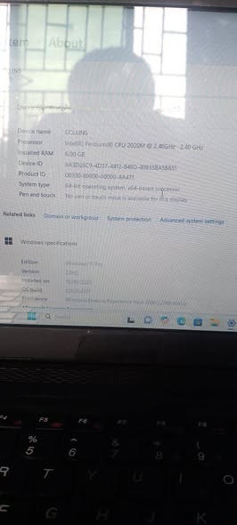 A picture of Lenovo Laptop for Scrap or Repair 6GB RAM