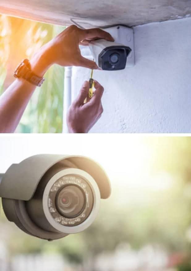 A picture of Installation of CCTV surveillance camera