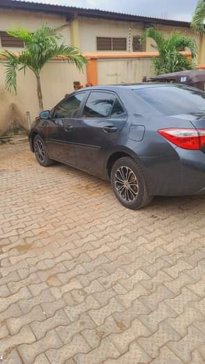 A picture of Ibadan deal 2016 registered Toyota Corolla upgraded to 2018 firstbody