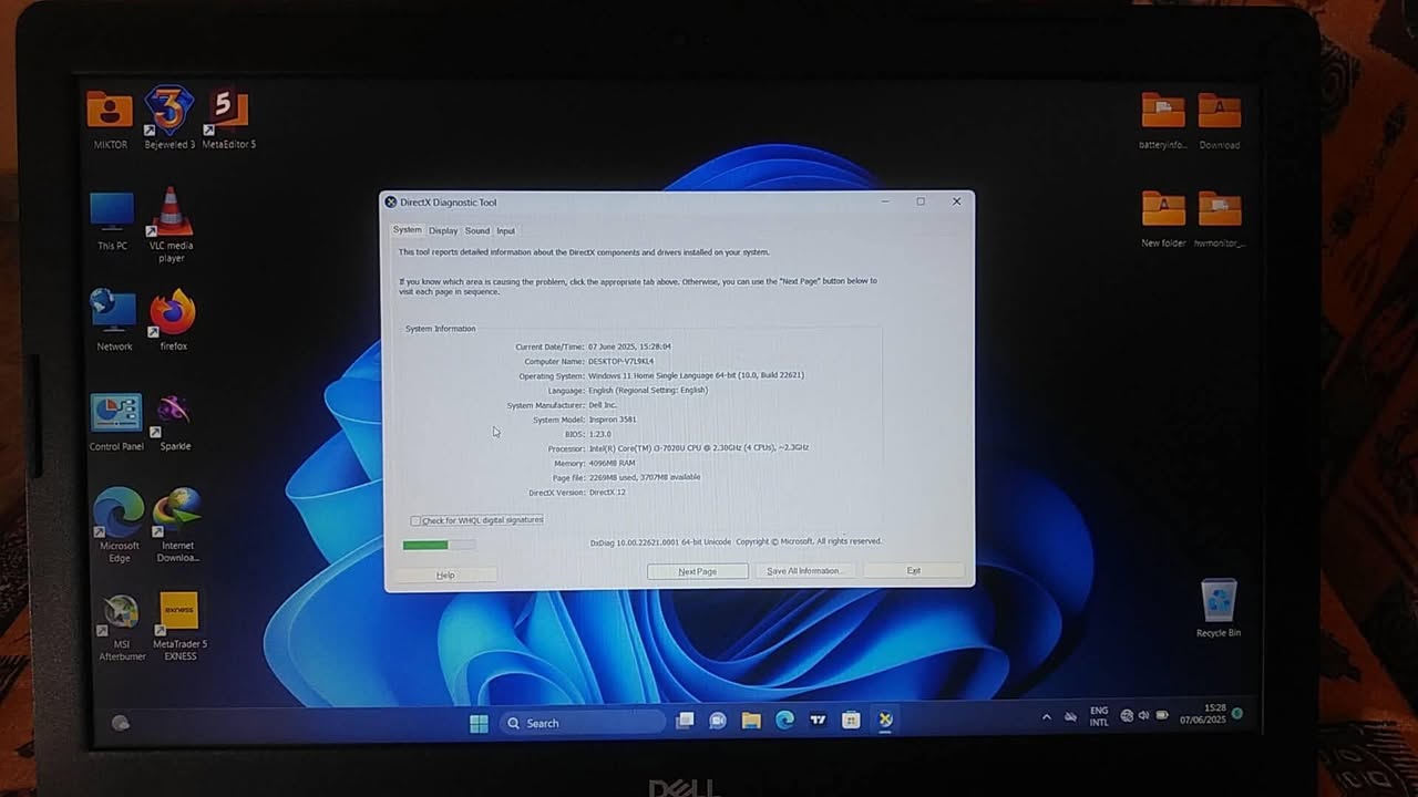 A picture of Inspiron i3 8th gen