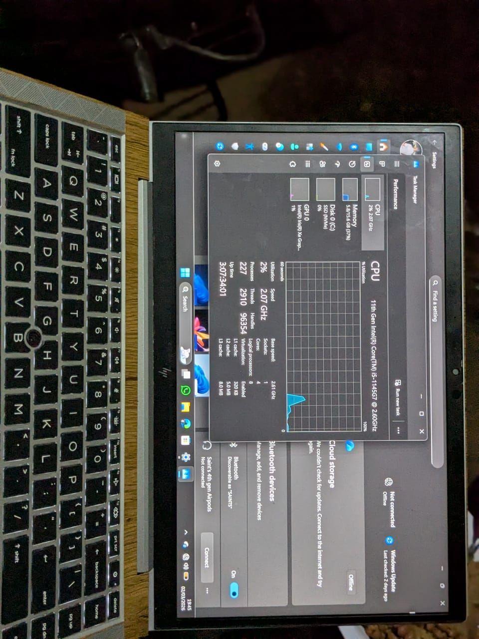 A picture of Hp 11th gen EliteBook 840 G8