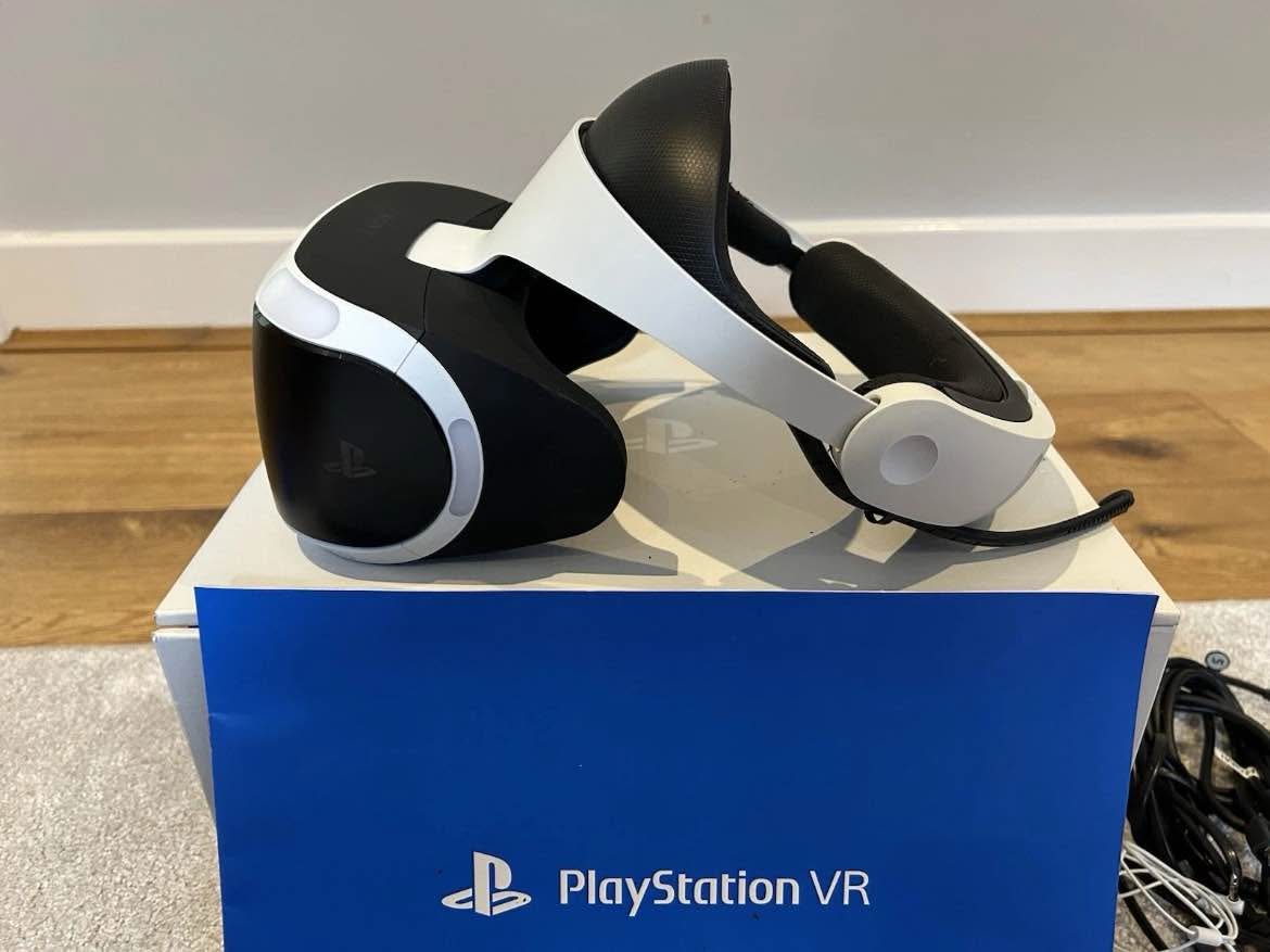 A picture of PlayStation vr brand new boxed at the lowest price today