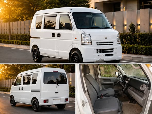 A picture of 6 month fairly used Suzuki mini bus