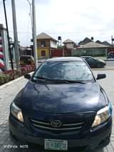 A picture of Belgium grade 2009 model Toyota Corolla with clean interior exterior