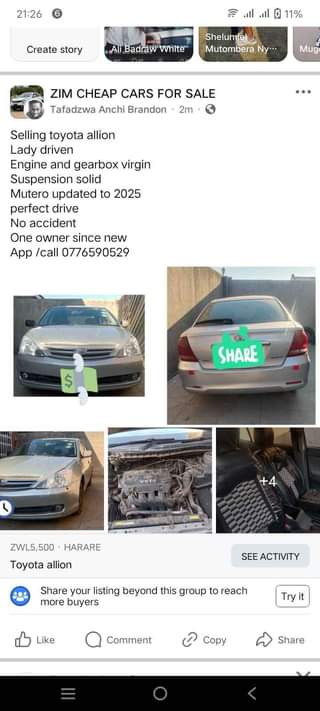 used toyota allion