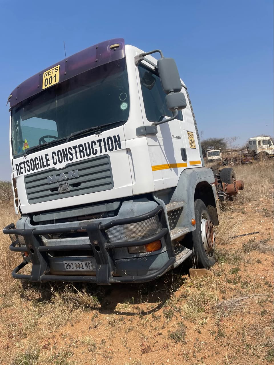 man truck