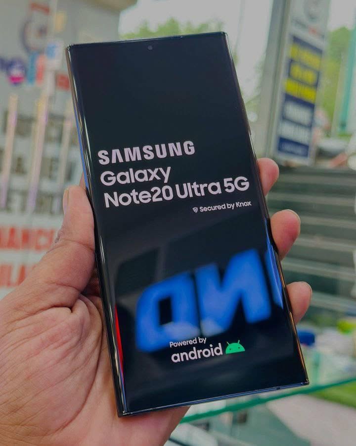 A picture of Samsung galaxy note 20 ultra