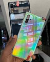 A picture of Samsung phones