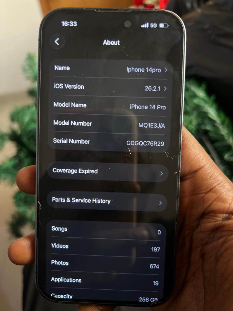 A picture of iPhone 14pro