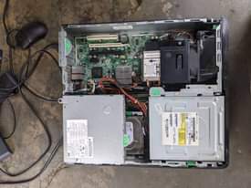 A picture of desktop computer