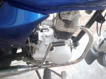 A picture of Bajaj motorcycle