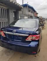 A picture of Toyota corolla 2012 registered