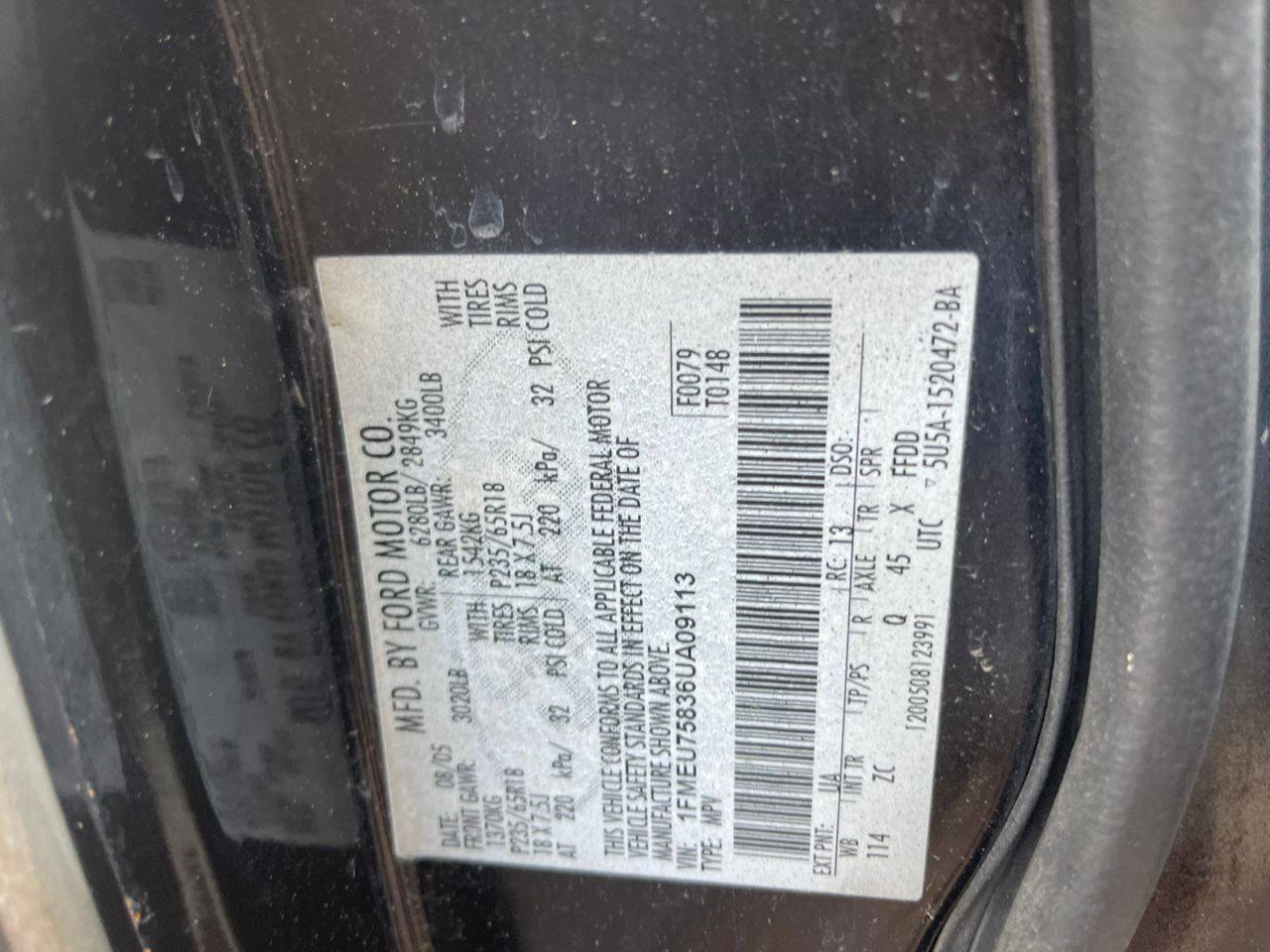 A picture of Ford explorer expenditure
