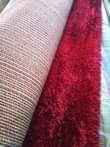 A picture of Fruffy and non Center carpets in different sizes