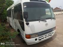 A picture of Toyota Coaster 2011 model for sale clean body and interior