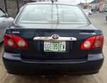 A picture of Toyota corolla 2006 Model Colour blue Condition Nigerian Used Complete