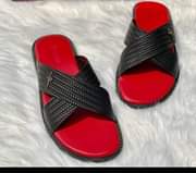 A picture of Mens leather slippers