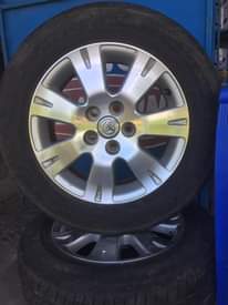 A picture of Rims and tires