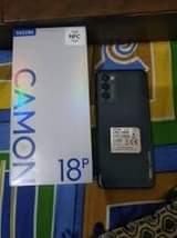 A picture of Tecno camon 18p Storage 128GB Ram 8GB 40 Discount Boxed