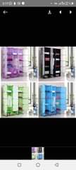 A picture of 3 column plastic wardrobes