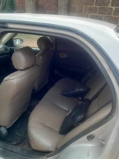 A picture of Toyota Corolla 02 model Baked on first body engine and