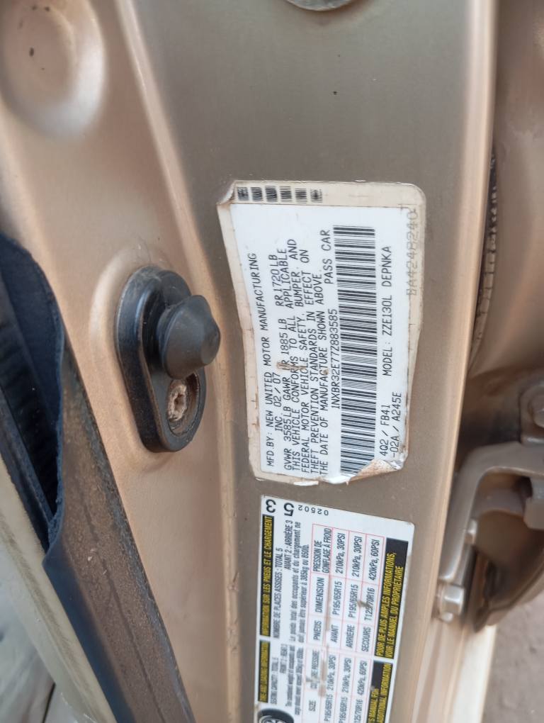 A picture of Dealer s deal direct 2007 Toyota Corolla with good engine