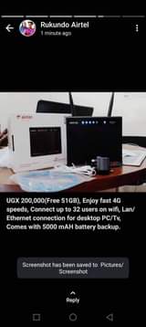A picture of Airtel broadband and routers