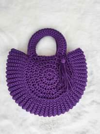 A picture of Crochet Handbags Made With the Color of Your Choice. We