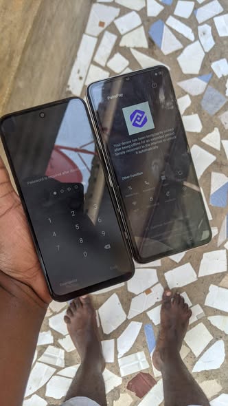 A picture of Infinix hot 50i na itel A90