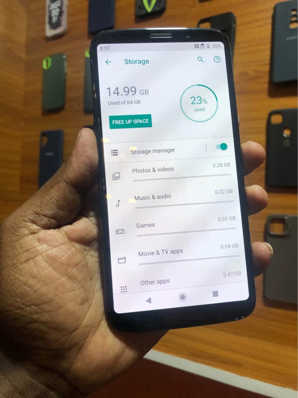 A picture of Motorola z3 play