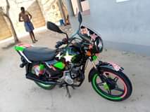 A picture of TVS 150