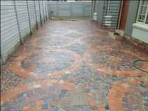 A picture of Coble Halfbrick paving