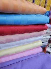 A picture of Stripped Egyptian cotton bedsheets