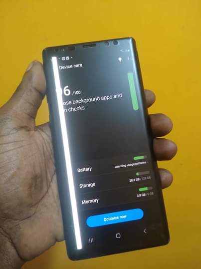A picture of SAMSUNG GALAXY NOTE 9 KAMA ILIVYO