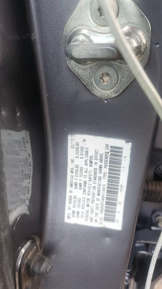 A picture of Registered 2013 Honda accord starter in ilorin